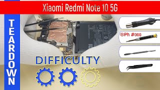 Xiaomi Redmi Note 10 5G 📱 Teardown Take Apart Tutorial