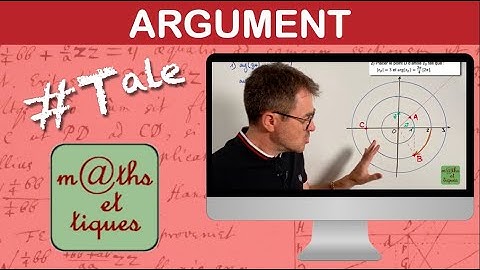 Déterminer un argument d