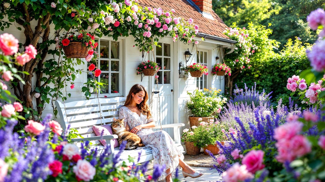 Простой дизайн сада, идеально подходящий для занятых людей. Уникальные и экономичные идеи
