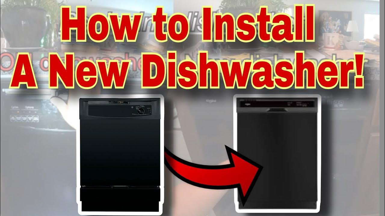 How to Replace and Install a Dishwasher Installing a New Whirlpool