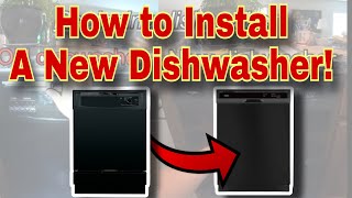 How to Replace and Install a Dishwasher | Installing a New Whirlpool Dishwasher by DIY Repairs Now 270 views 8 months ago 21 minutes