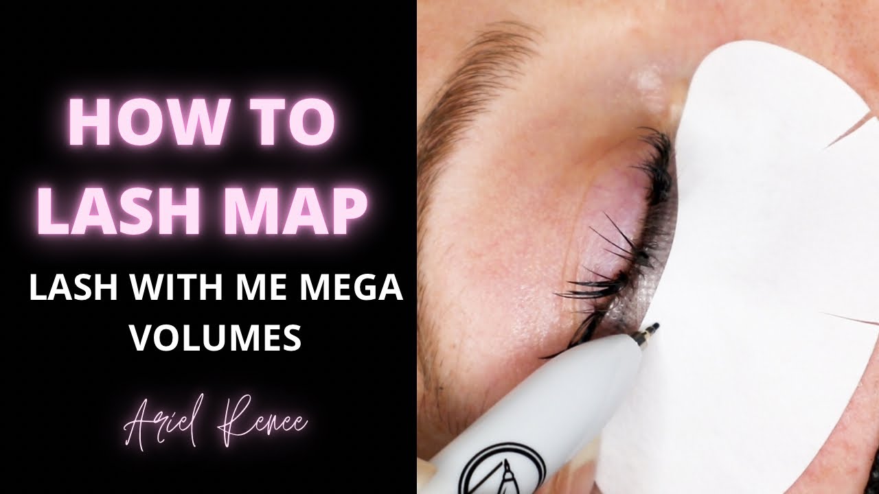 LASH MAPPING MEGA VOLUME | LASH WITH ME | EYELASH EXTENSIONS TUTORIAL ...
