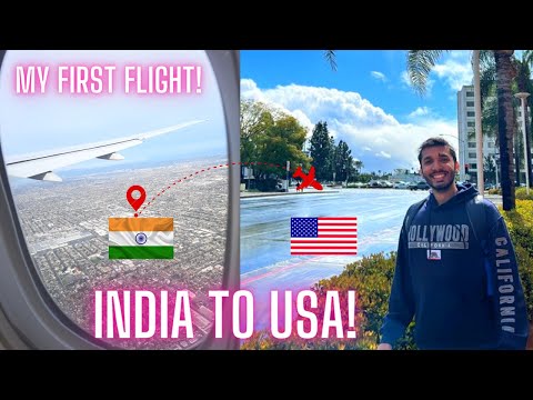 India to USA Travel Vlog | CSUF | MS in USA | My First Flight | Masters in USA| Fullerton California