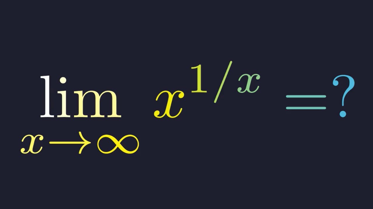 Решение невозможных задач на предел x^(1x) с помощью одного простого приема.