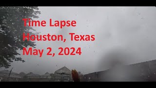 4K / 5.3K Time Lapse Video (05/02/24) - Houston, TX Sun Up to Sun Down