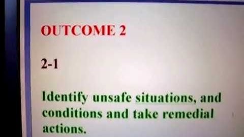 Electrical Installation NVQ portfolio Unit 311/611 Outcome 2, 2.1