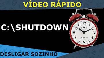Como programar o PC para desligar sozinho todos os dias?
