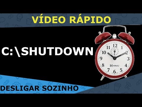 Vídeo: Como Configurar O Desligamento Do Computador