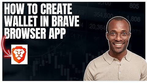 How to create Wallet in Brave browser app