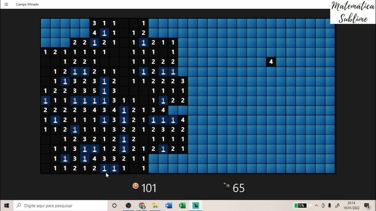 Acha que o Campo Minado (Minesweeper) é um jogo de azar ou de lógica? -  Quora