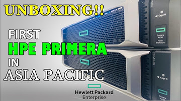 First HPE Primera in Asia-Pacific. hpe primera - intelligent data platform and hpe primera