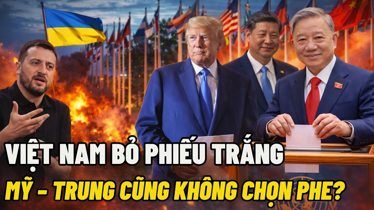 Việt Nam Bỏ Phiếu Trắng Tại Liên Hợp Quốc: Mỹ – Trung Cũng Không Chọn Phe?