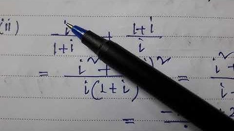 complex number s n dey 11