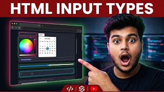 All HTML Input Types Explained 🔥