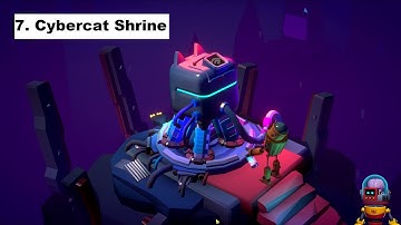 Tiny Robots: Portal Escape 7. Cybercat Shrine