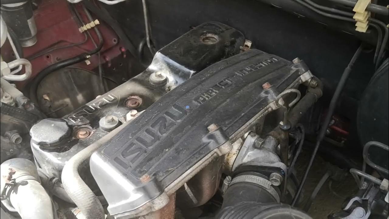 Isuzu Crosswind Engine Number Location YouTube
