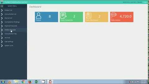 Patient Information System for Clinic (Record Keeping) using VB.Net and MySql