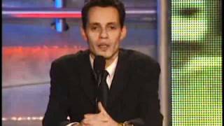Marc Anthony inducts Paul Simon Rock and Roll Hall of Fame Inductions 2001