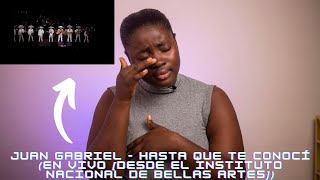 Juan Gabriel - Hasta Que Te Conocí (En Vivo [Desde el Instituto Nacional de Bellas Artes]) REACTION