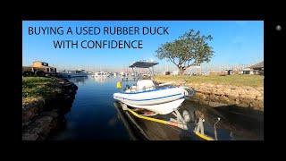 PURCHASHING A USED RUBBER DUCK