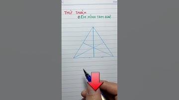 Thử thách đếm số hình Tam giác | Học toán tiểu học toán Tư duy Edison