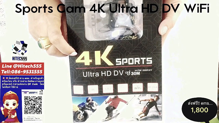 Action camcorder ultra hd 4k wifi 5ถ ายภาพได ม บ