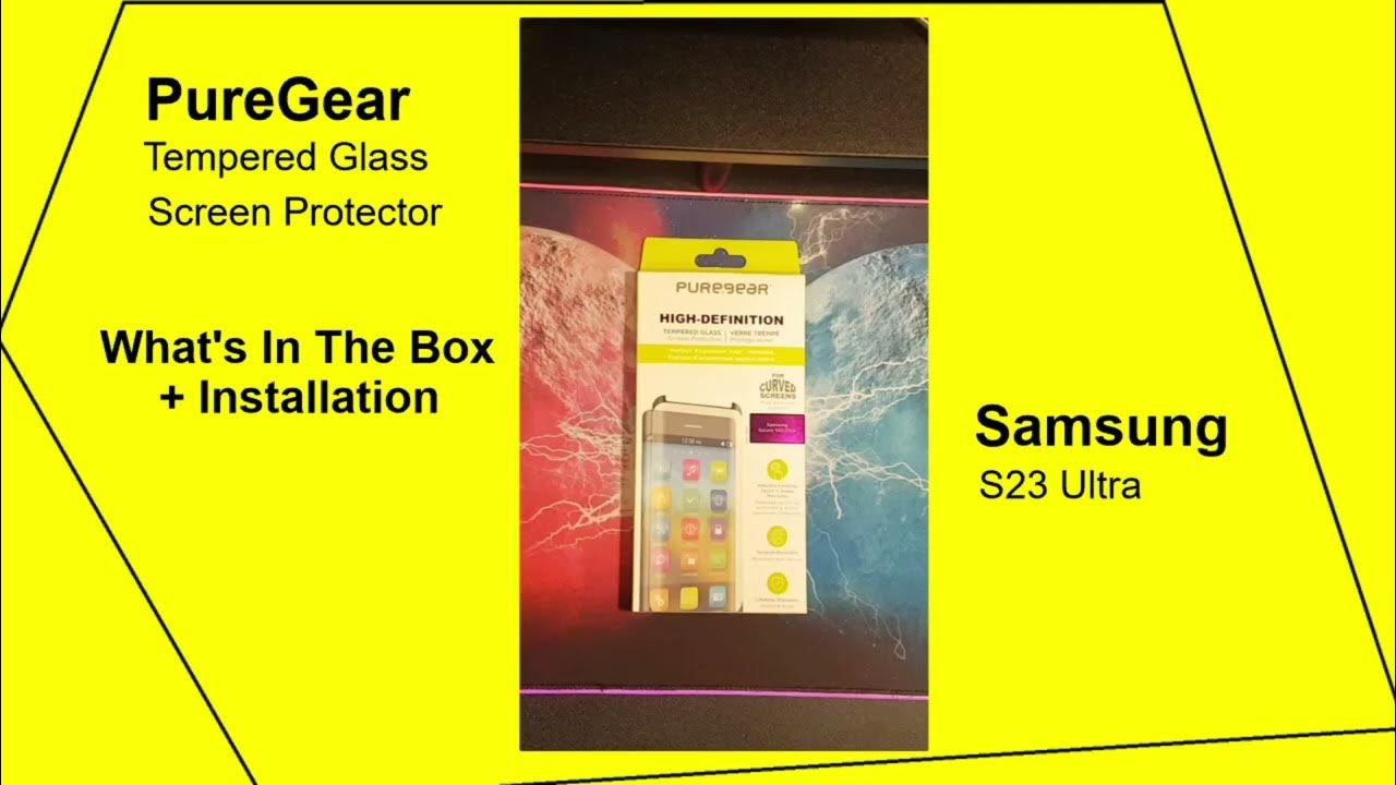 PureGear Screen Protector What's In The Box? + Installation Samsung