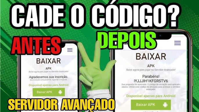 PASSO A PASSO PARA ENTRAR NO SERVIDOR AVANÇADO! (COMO ENTRAR) - CODIGO  INVALIDO SERVIDOR AVANÇADO 