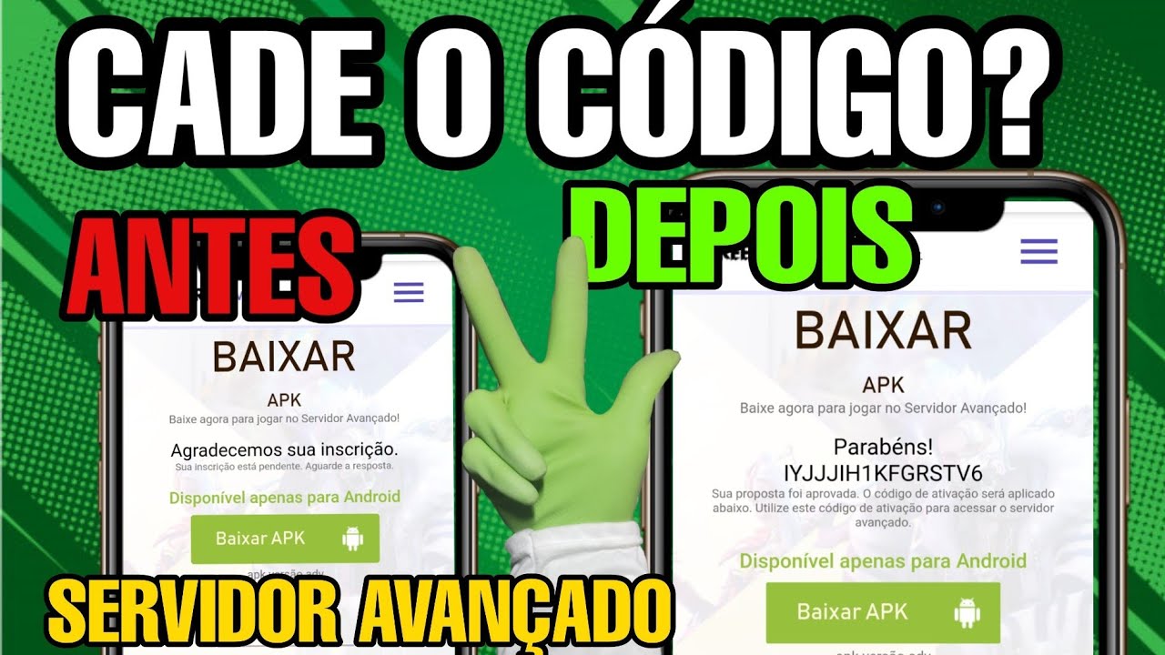 GERADOR CÓDIGO DE ATIVAÇÃO DO SERVIDOR AVANÇADO DE FREE FIRE