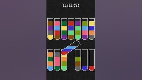 Water Sort Puzzle Level 393 Walkthrough Solution Android/iOS 💦