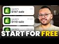 How To Start Dropshipping For FREE (EASY START!)