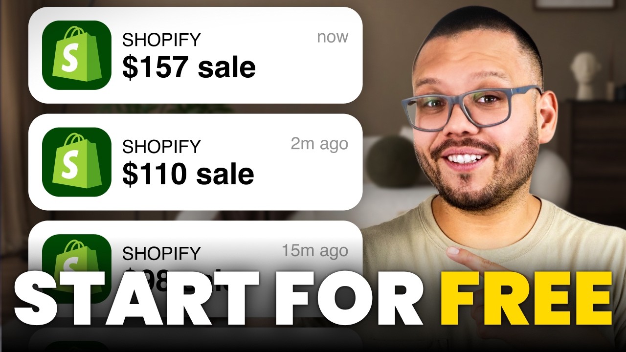 How To Start Dropshipping For FREE (EASY START!) - YouTube