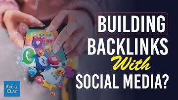What are tactics for building backlinks through social media?