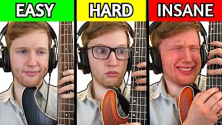 Video thumbnail of "THE 10 LEVELS OF JAZZ (Bass Version)"