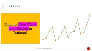 Create enhanced Line Chart with Circles in tableau | Advanced Tableau