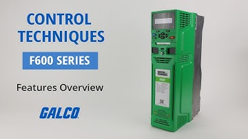 Control Techniques F600 Pump Drive Features Overview | Galco