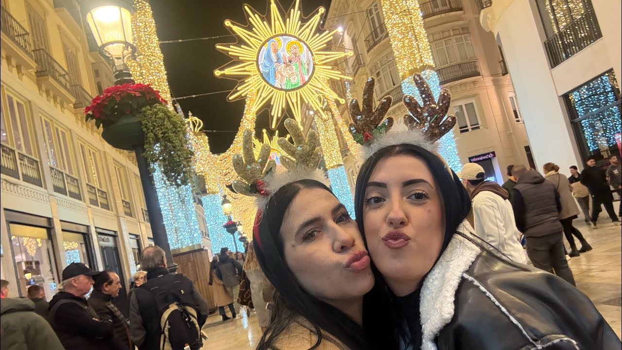 Vamos a ver las luces de MÁLAGA y pasa esto….🎄