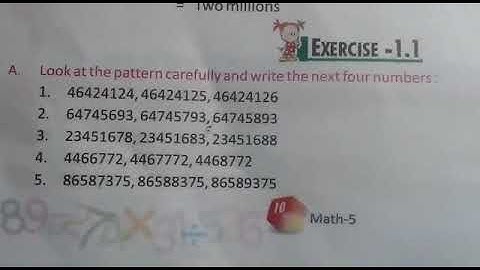 NCERT Based, Explosive Maths, Class 5, Chapter 1, Ex-1.1, With Mr Manoj Sharma