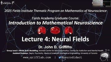 Lecture 04 | Introduction to Mathematical Neuroscience