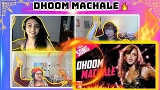 DHOOM MACHALE Song REACTION| Esha Deol| Abhishek B| Uday Chopra| Sunidi Chauhan| DHOOM