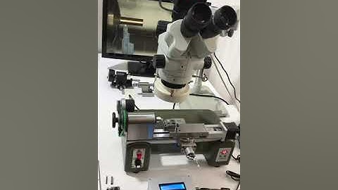 Demo of Automatic Threading function for new batch CZ50 Watchmaking lathe.