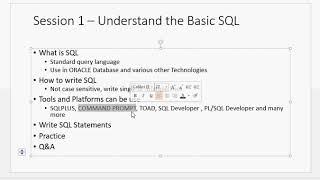 Oracle SQL part 1