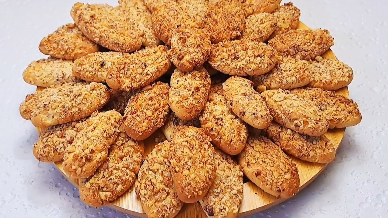 بسكوت بالمكسرات بسيط وسهل وطعم روعة 😋😋
