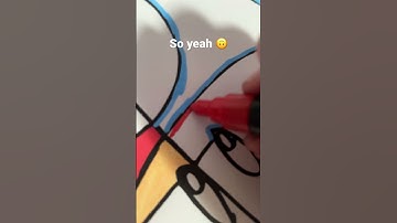 Drawing the mushroom from Mario (part 2)#shorts #drawing #glitch