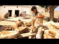 Clay Pottery Making on wheel || Eng Sub || Amazing Talent of Potter in Village || Ancient Method