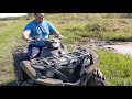 2021 Yamaha Grizzly XTR in some mud. "Breaking it in"