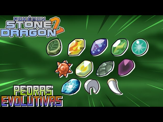 TODAS AS PEDRAS EVOLUTIVAS E OS POKÉMON QUE ELAS EVOLUEM!! 