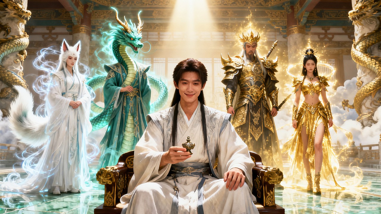 新劇首發🔥練氣境是修仙最底層？我一拳轟飛了仙帝！他們都說我瘋了，直到我三個仙帝徒弟跪了一地。#短劇  #逆襲 #古装 #玄幻 #仙侠 #男頻