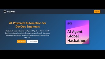 NexTOps Agent | AWS AI Global Hackathon 2025