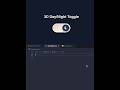 Night Mode Toggle Button #coding #html #css #javascript